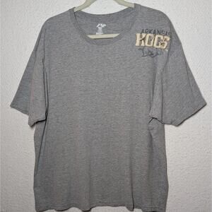 Arkansas Hogs Logo Soft T-Shirt Women Size 2XL Grey P2 Pro Player Top Razorbacks
